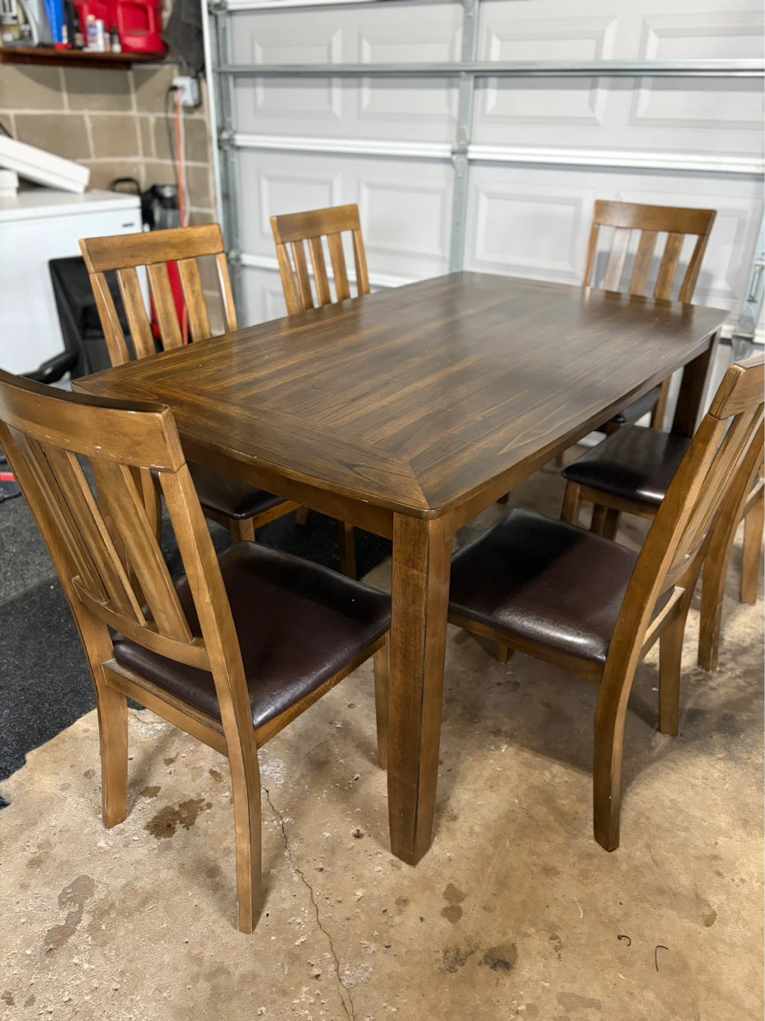Dining Table Set with 6 Chairs