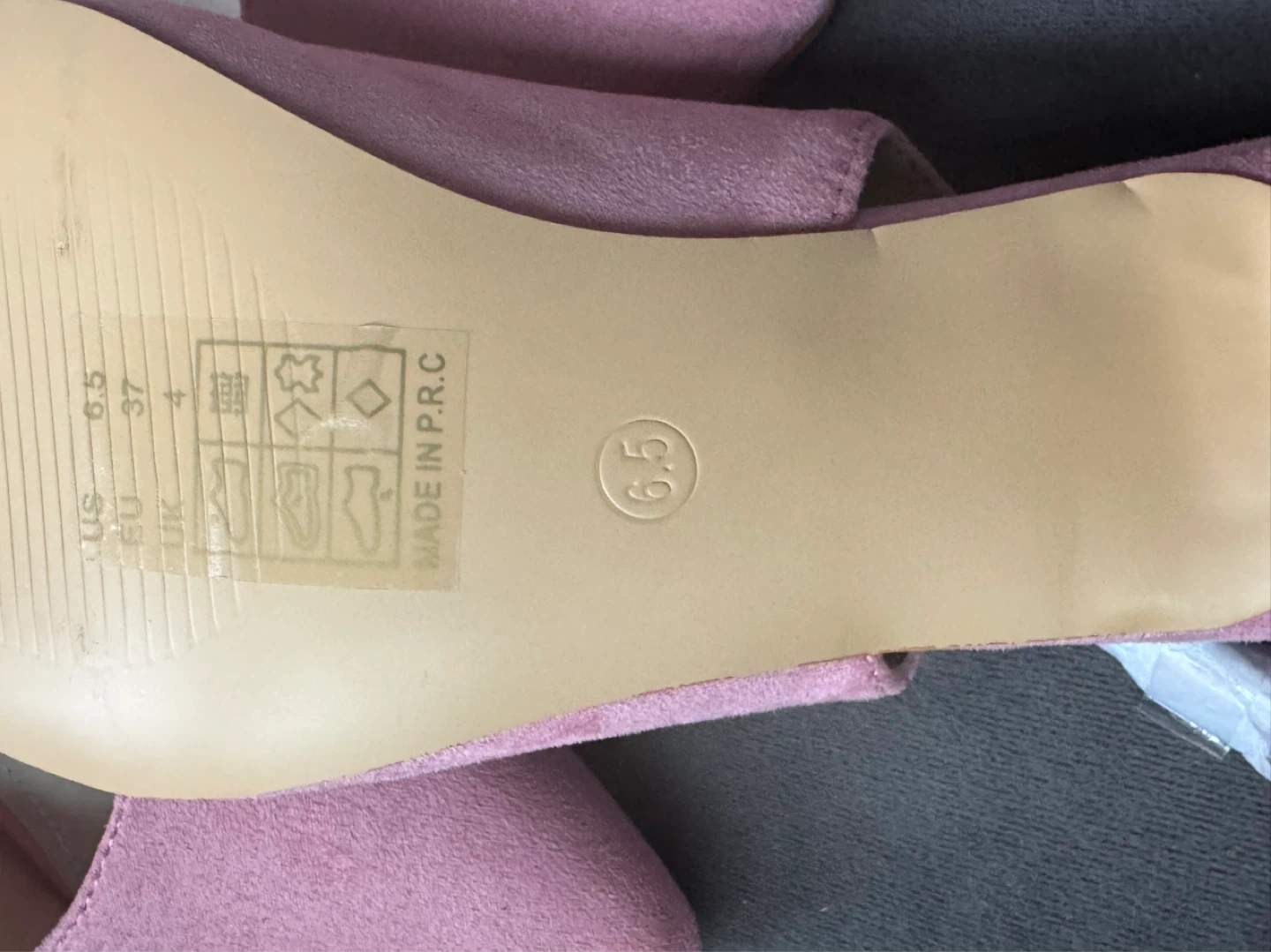 Gretasonu Pink Suede Slingback Heels - photo 4