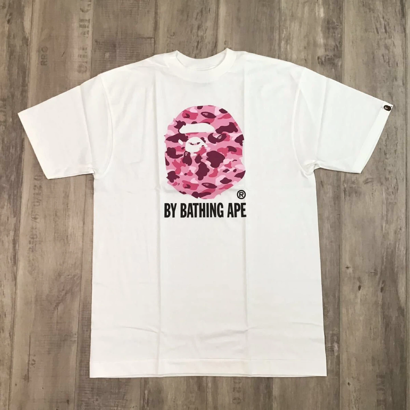 BAPE Pink Camo Ape Head T-Shirt