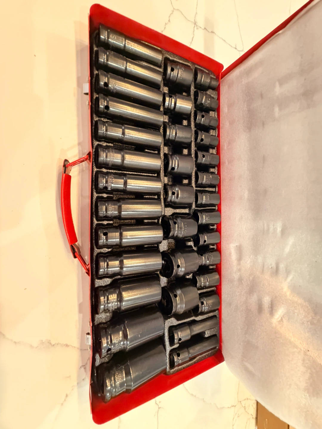35 piece 1/2" DR Air Impact Socket Set - photo 5