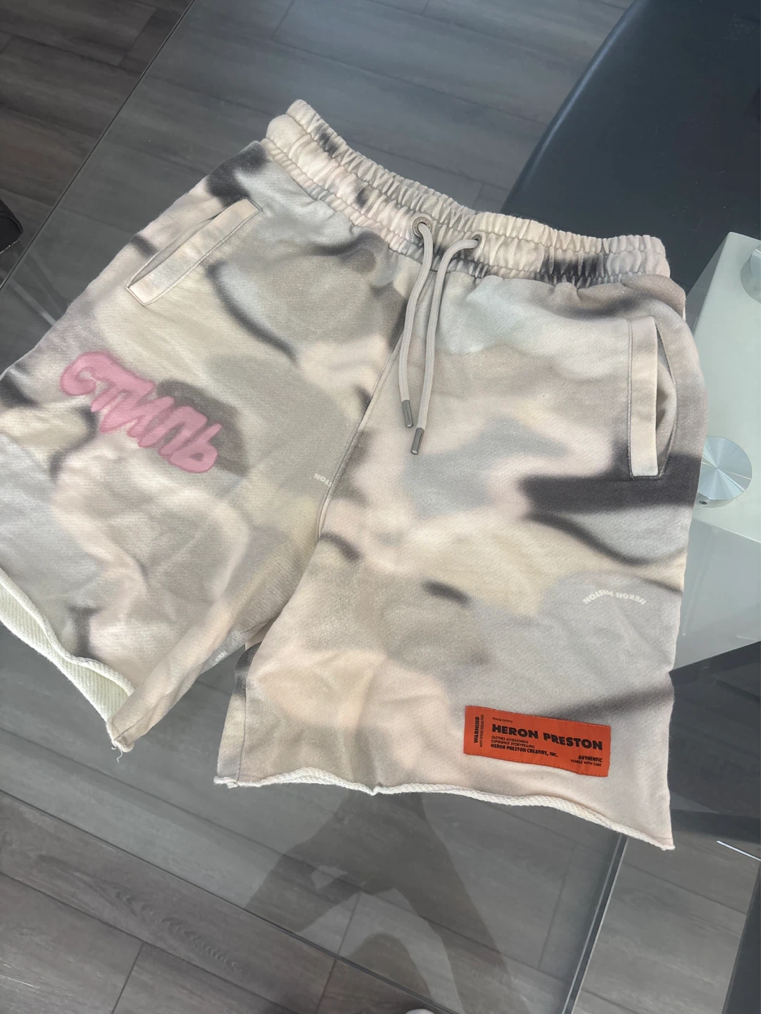 Heron Preston Camo T-Shirt and Shorts Set - photo 3