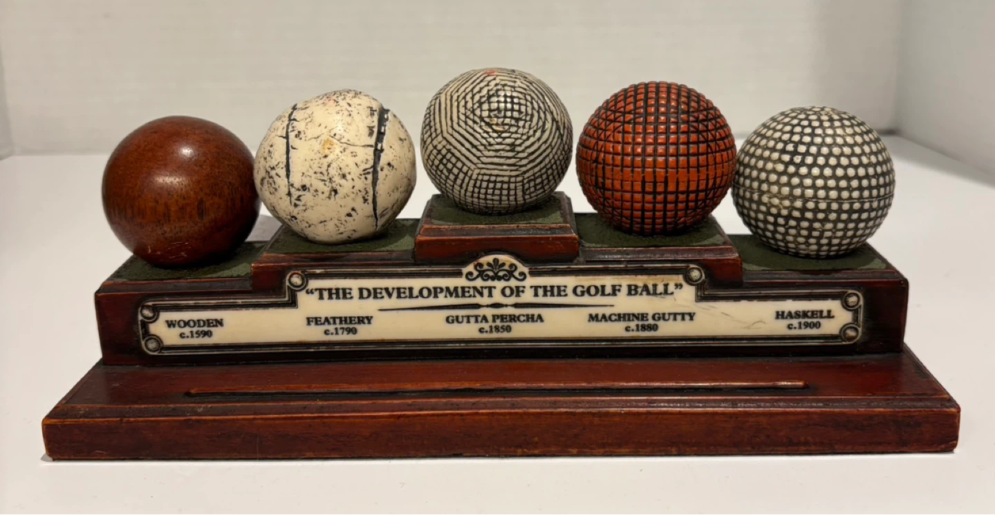 GOLFING Gift Vintage 2001 Evolution Of The Golf Ball