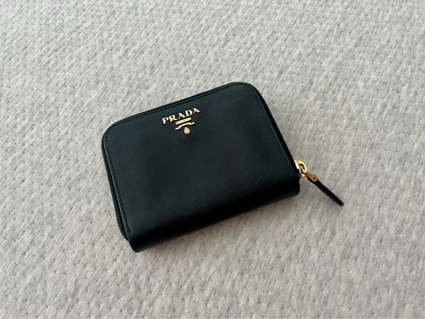 Prada compact wallet