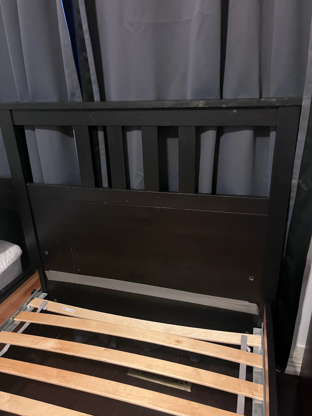 Black Wood Twin Bed Frame from IKEA MOVING OUT SALE - photo 3