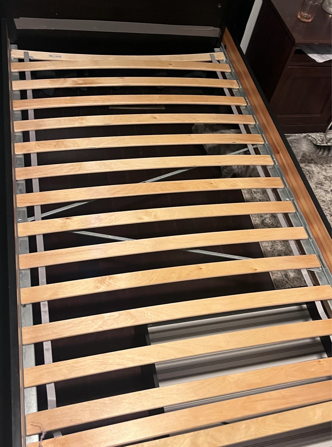 Black Wood Twin Bed Frame from IKEA MOVING OUT SALE - photo 5