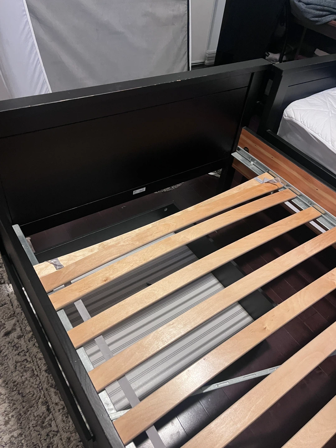 Black Wood Twin Bed Frame from IKEA MOVING OUT SALE - photo 4
