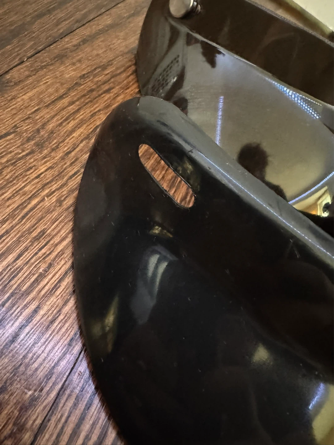 2 Harley-Davidson 3-Snap Black Helmet Visors - photo 2