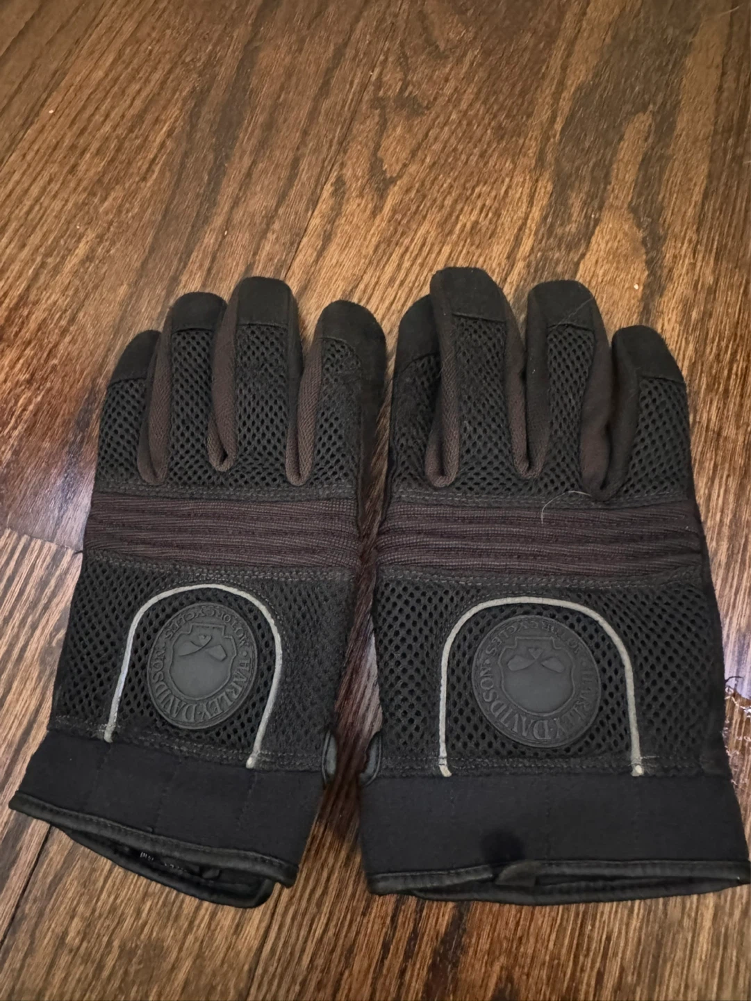 Harley-Davidson Men’s Skull Full-Finger Mesh Gloves – XL