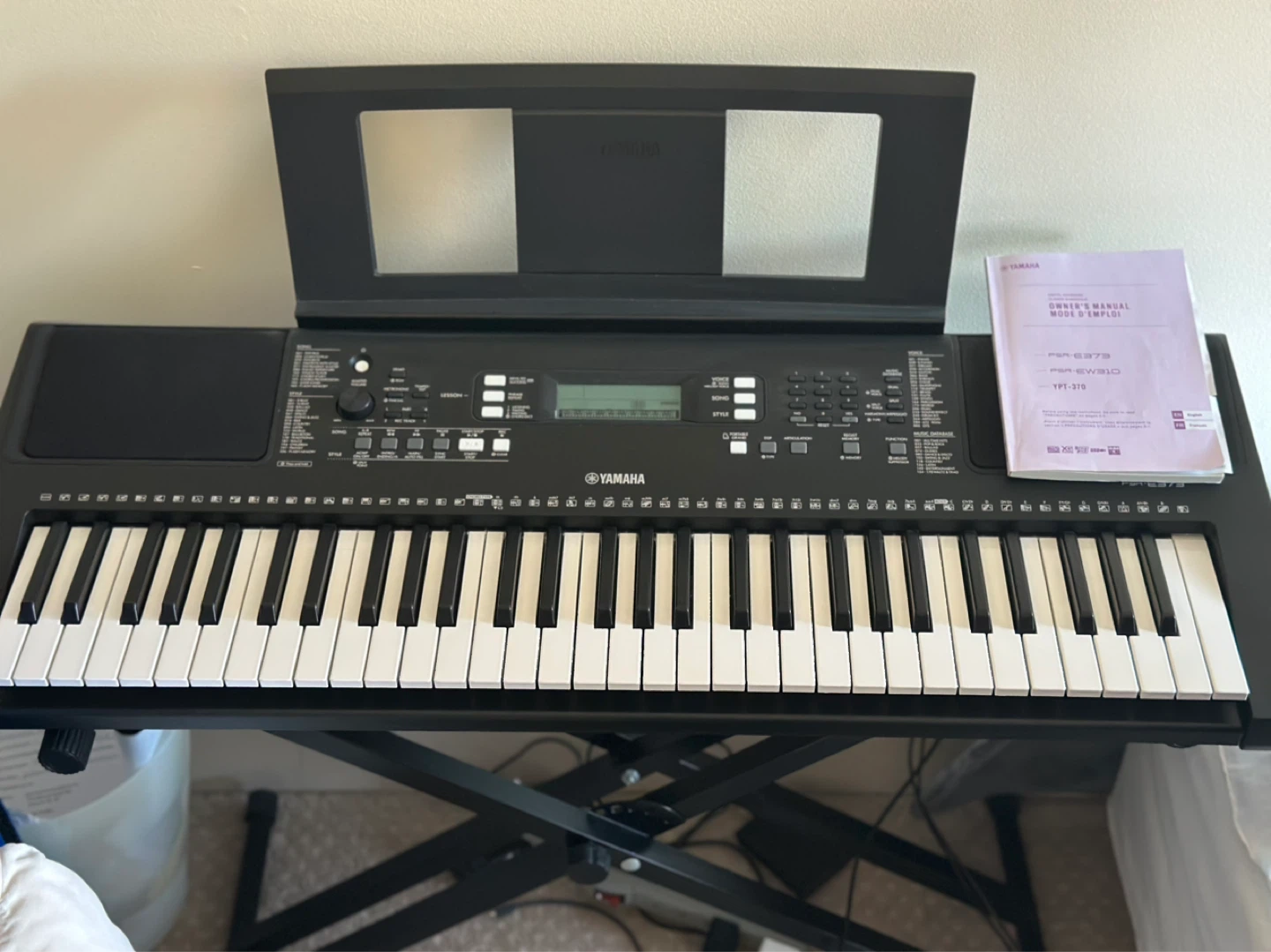 Yamaha PSR-EW310 Keyboard+stand