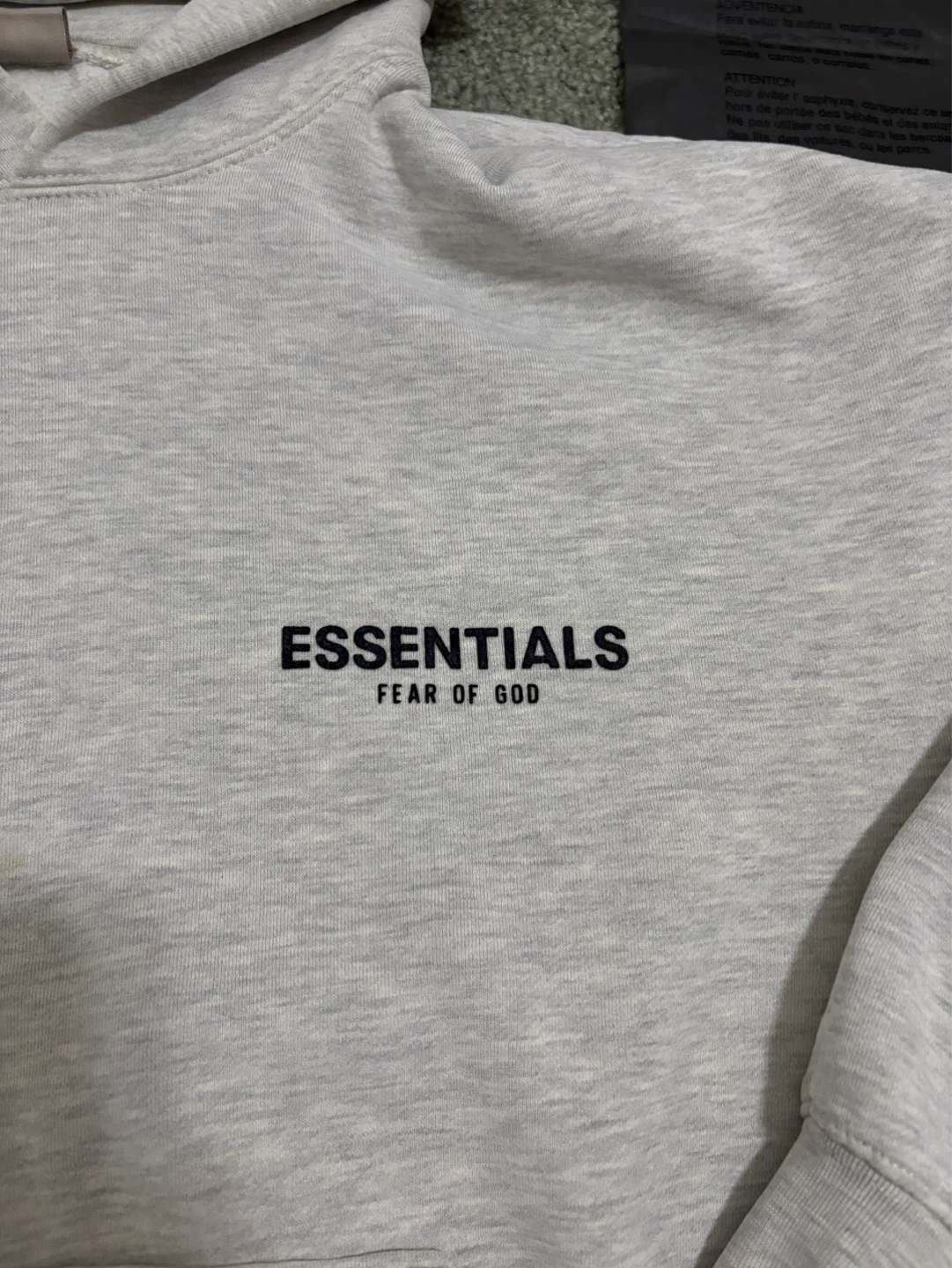 Used essentials hoodie with dust bag in good condition - photo 3