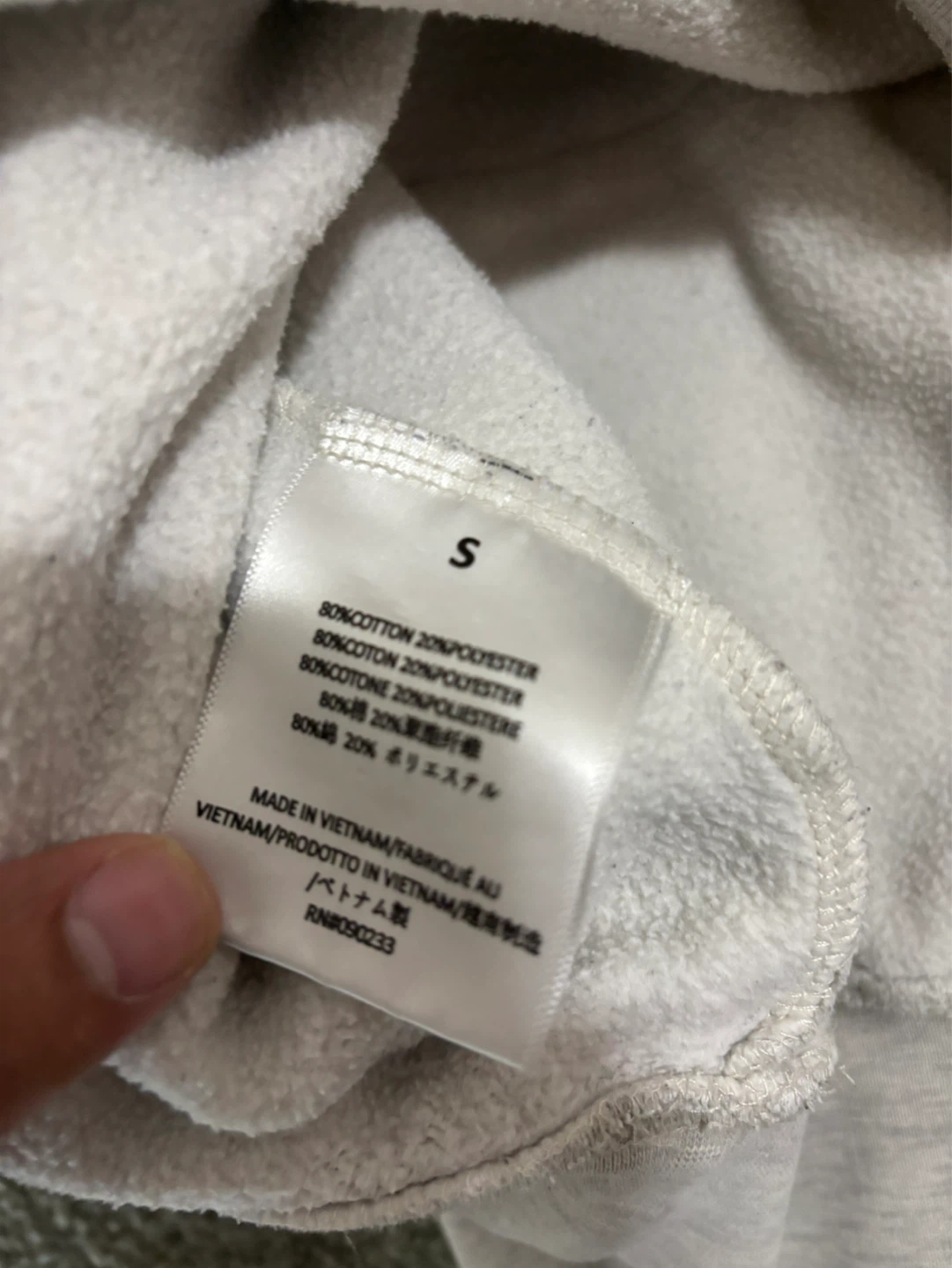 Used essentials hoodie with dust bag in good condition - photo 4