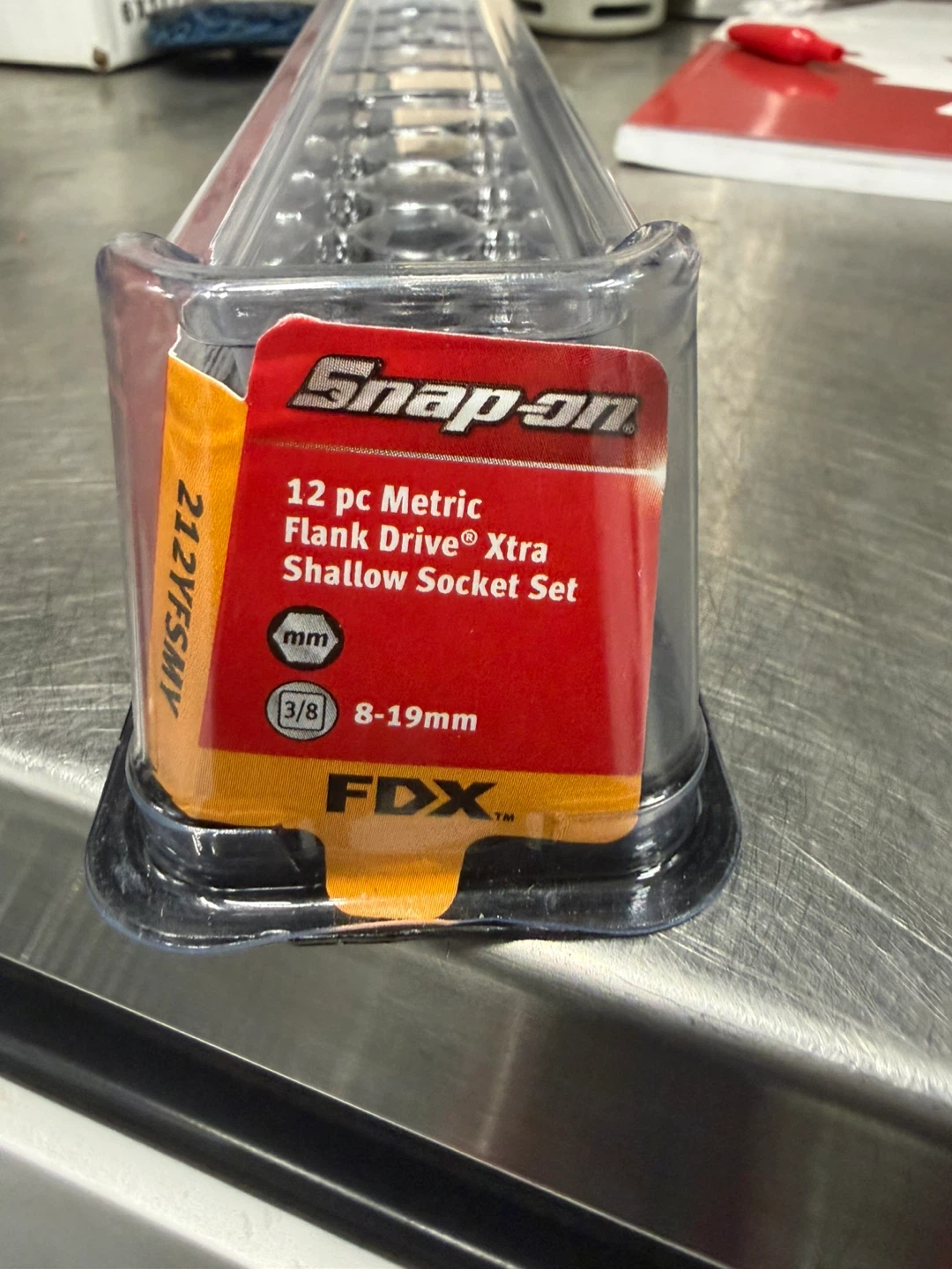 Snap-on 12 pc Metric Shallow Socket Set