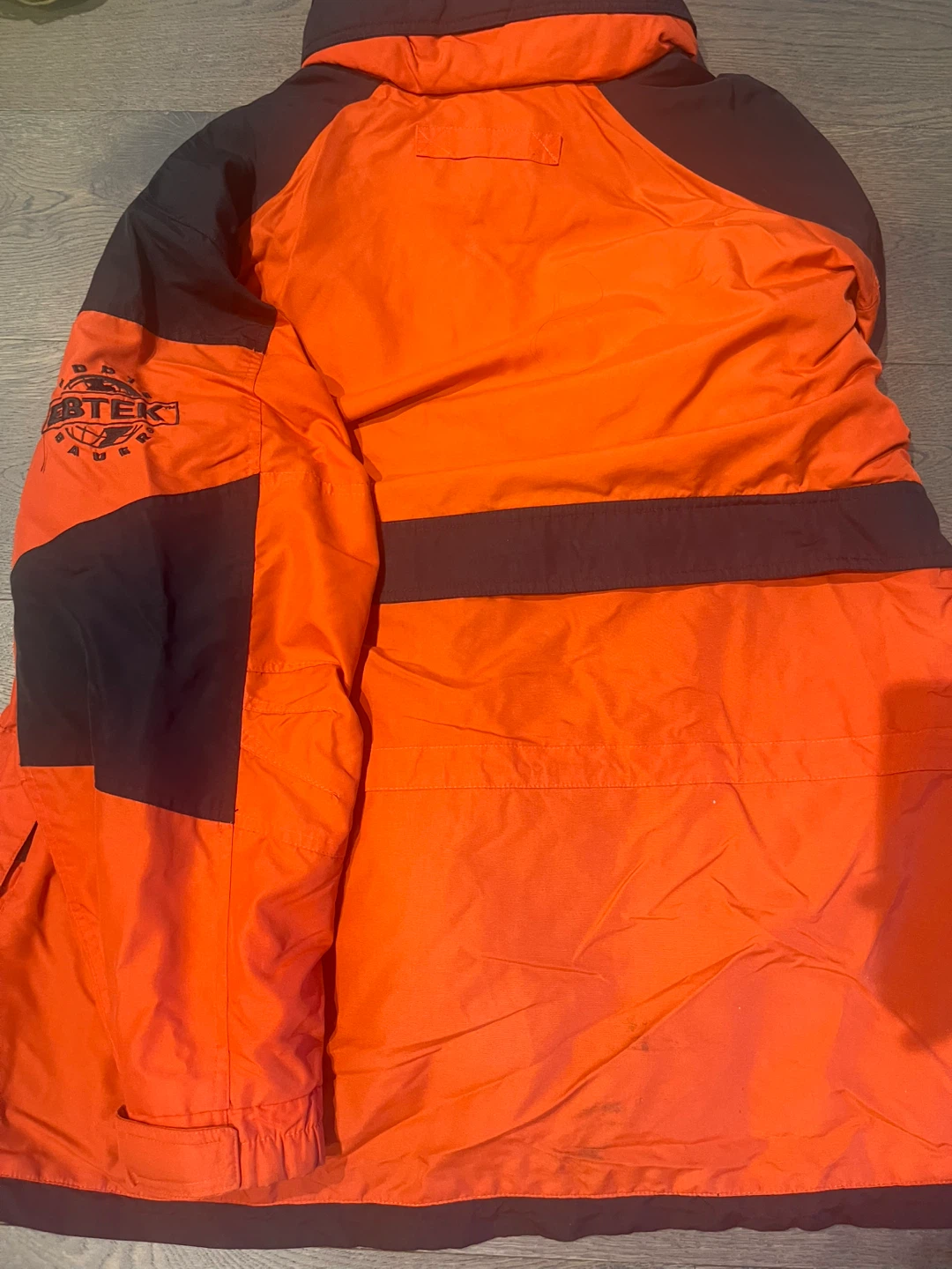 Vintage//EBTEK Anorak Ski Jacket - Orange/Black - photo 2