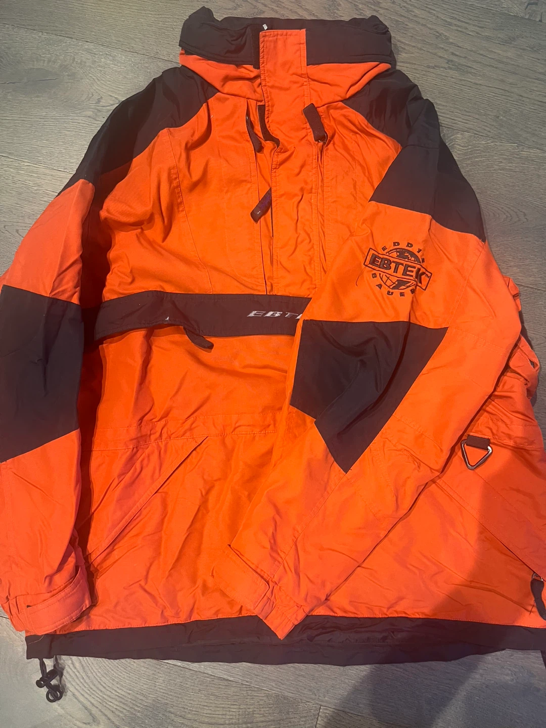 Vintage//EBTEK Anorak Ski Jacket - Orange/Black