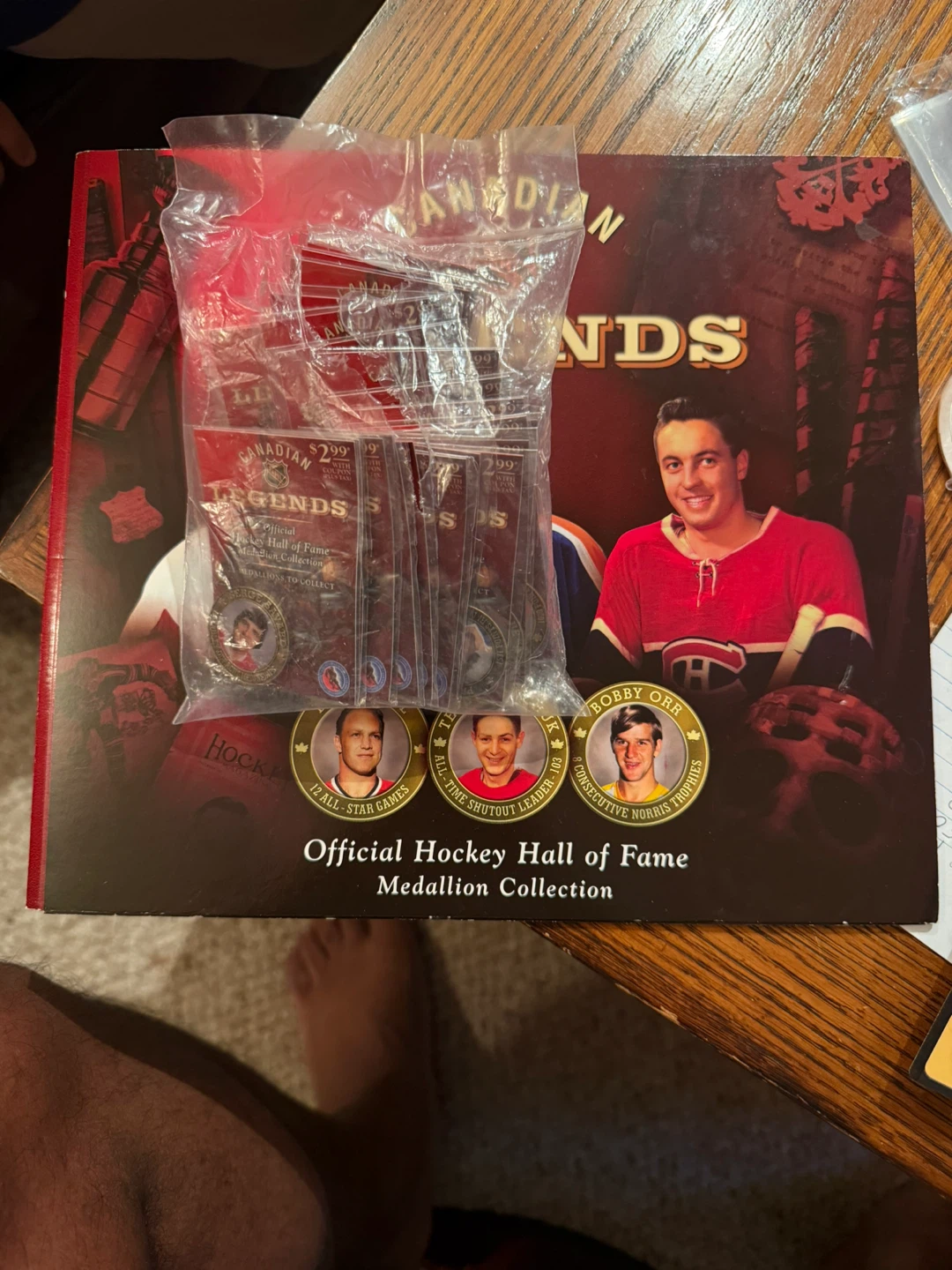Canadian Legends Hockey Coin Collection Album - photo 3