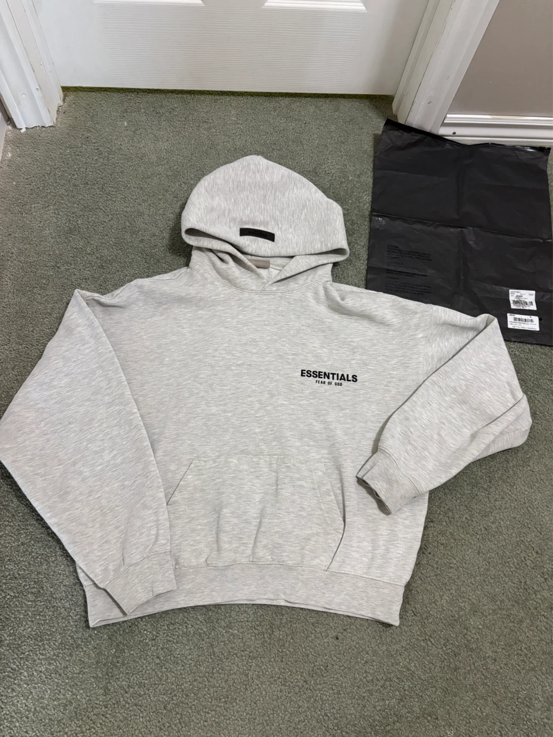 Used essentials hoodie with dust bag in good condition
