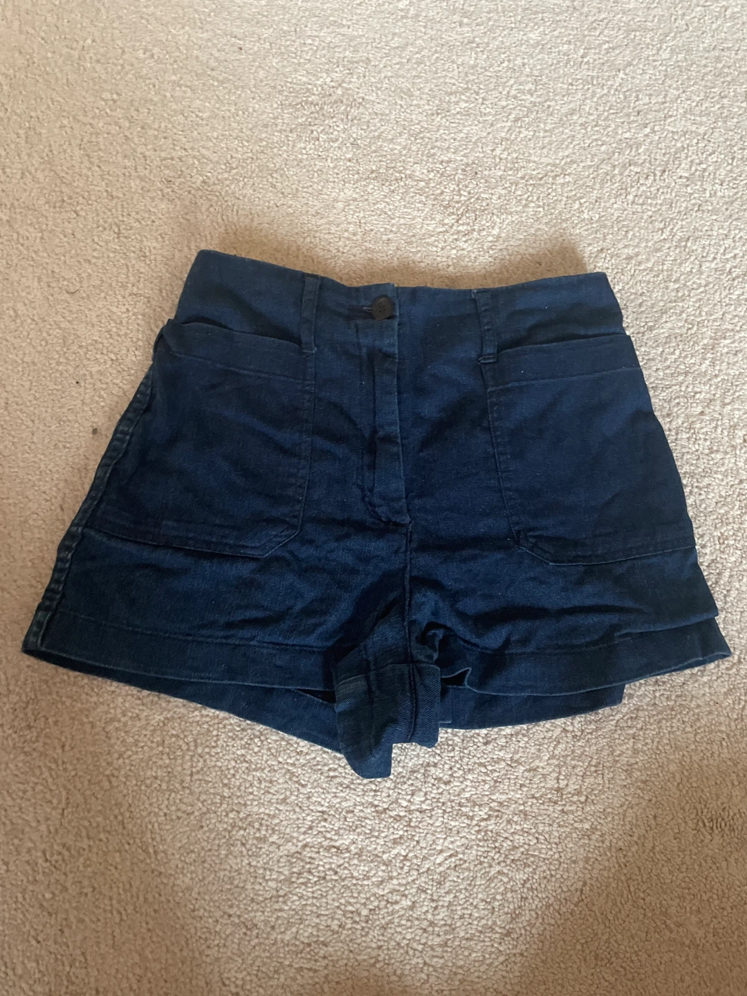 Wilfred Free Denim High-Waisted Shorts