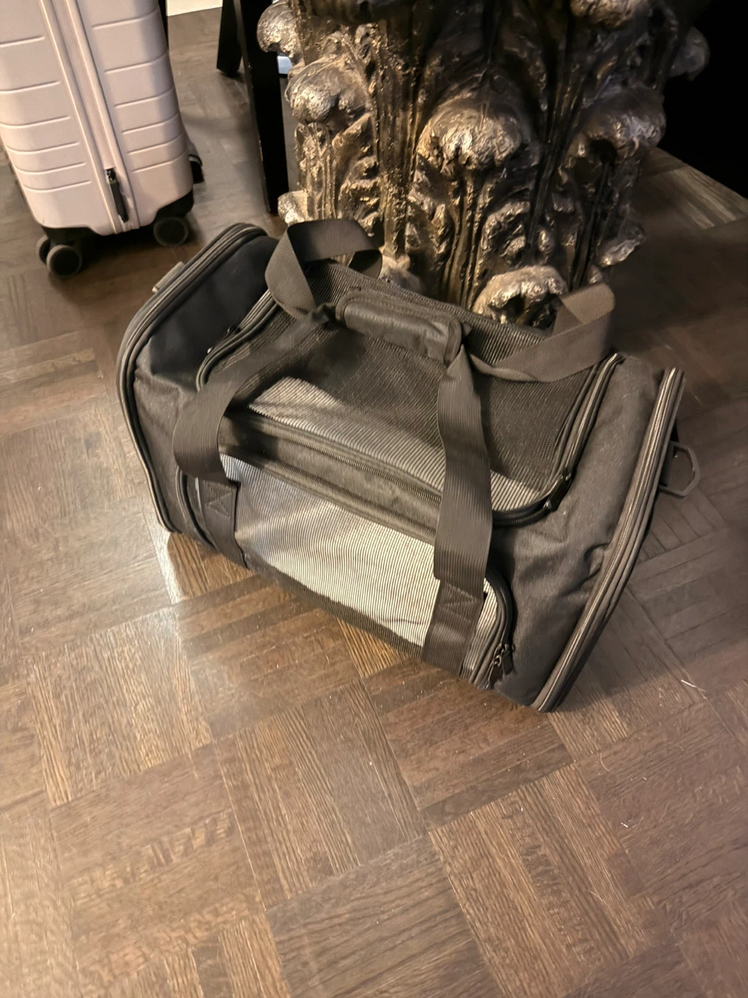 Black Pet Carrier Bag - photo 2