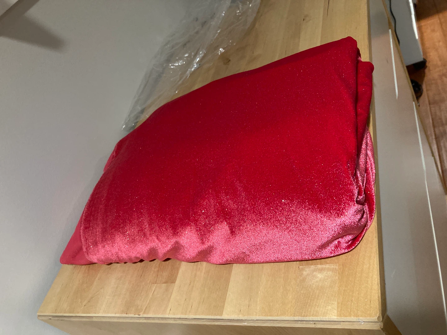 Sparkly Red Fabric