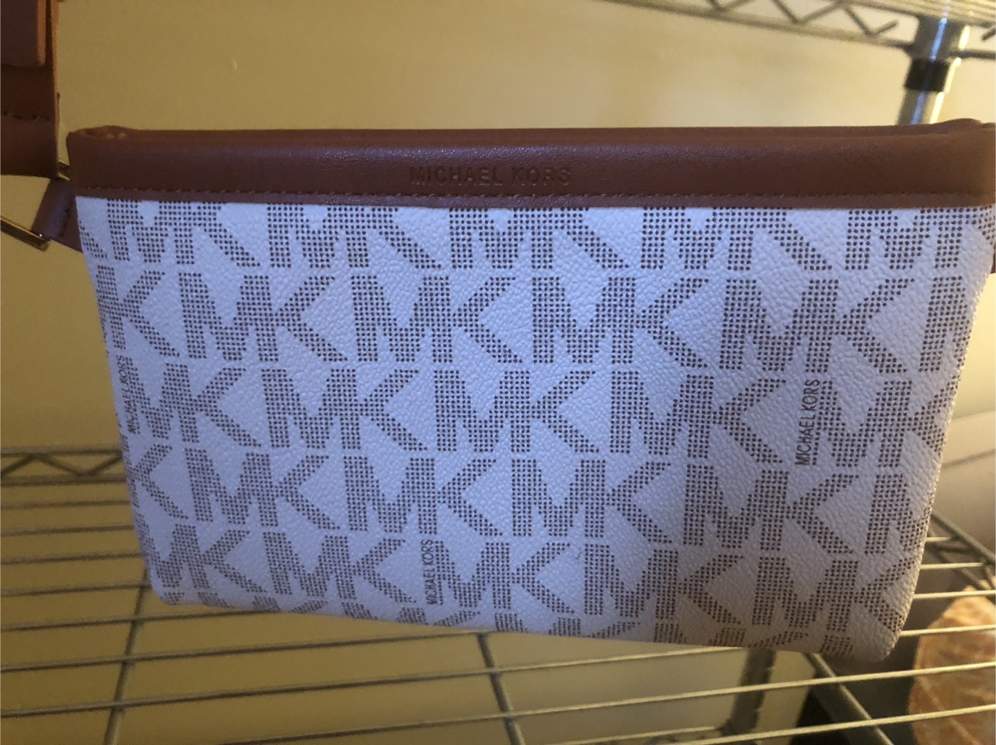 Michael Kors White Monogram Crossbody Bag - photo 2