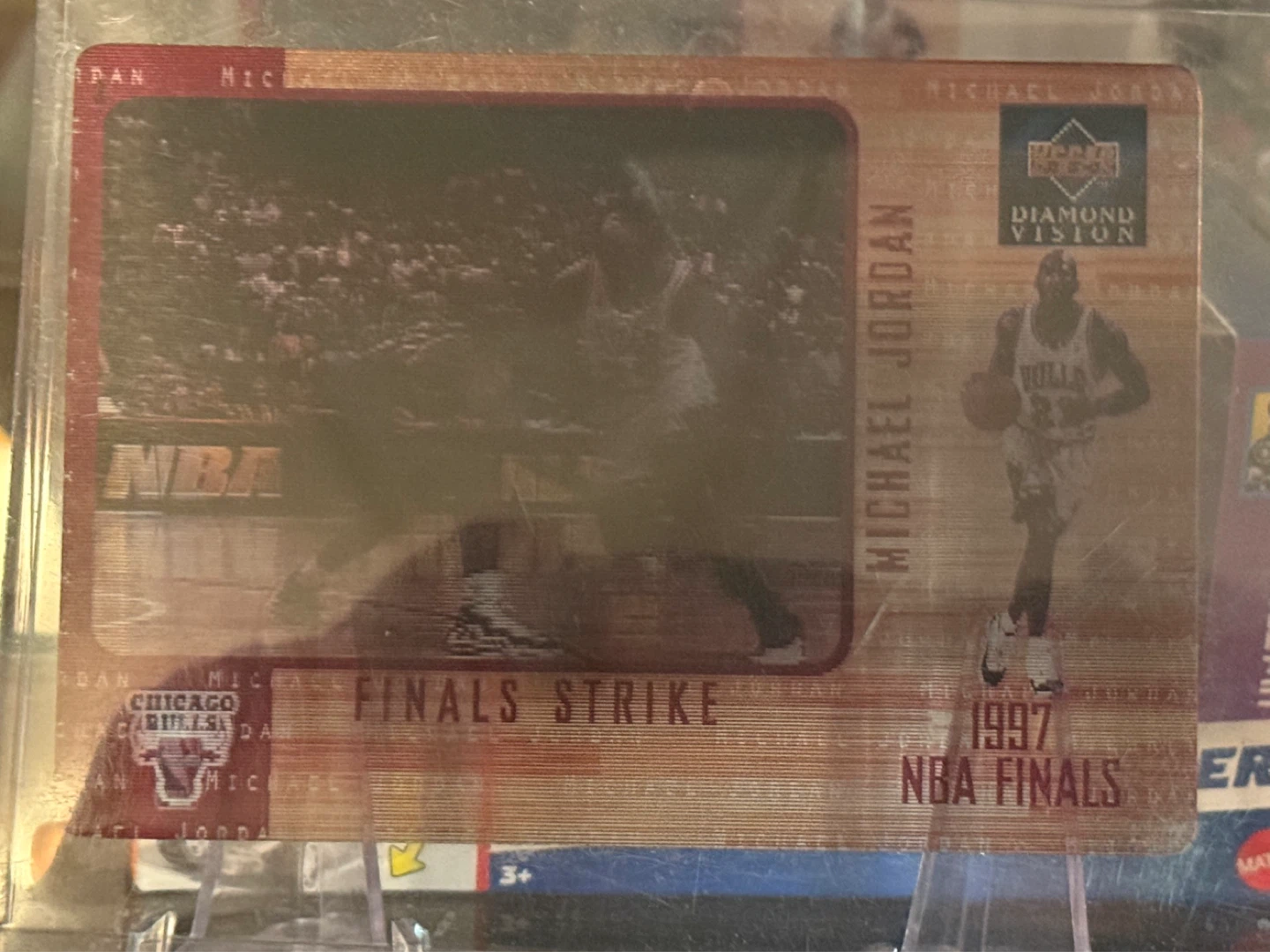1997 NBA Finals Michael Jordan Trading Card