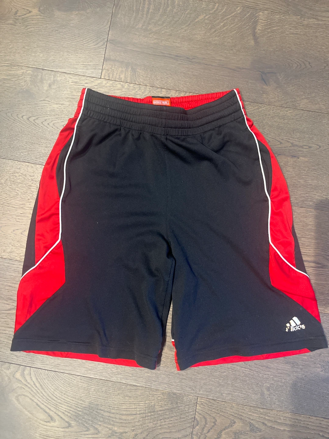 Adidas Basketball Shorts Black Red