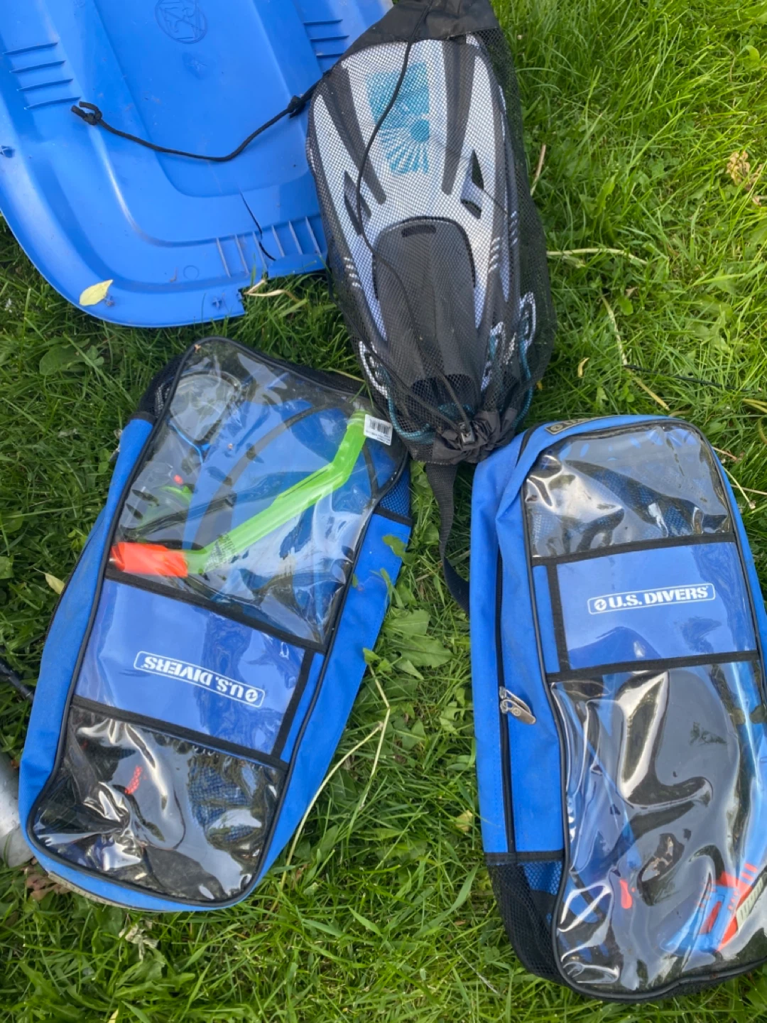 U.S. Divers Snorkel Set with Fins and Mask 15each