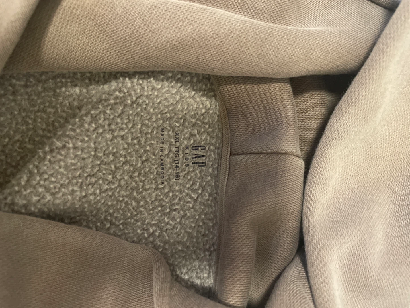 GAP Zip-Up Hoodie Brown XXL - photo 2