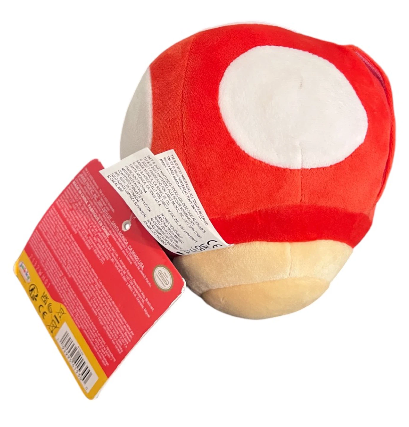 Super Mario Super Mushroom Plush with Sound – NWT 🎮🍄 - photo 2