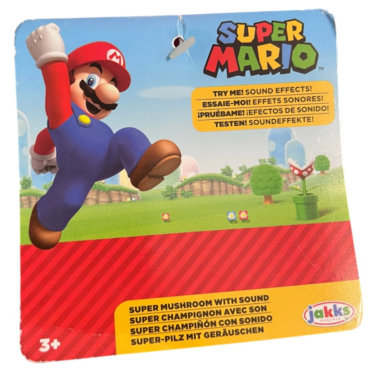 Super Mario Super Mushroom Plush with Sound – NWT 🎮🍄 - photo 3