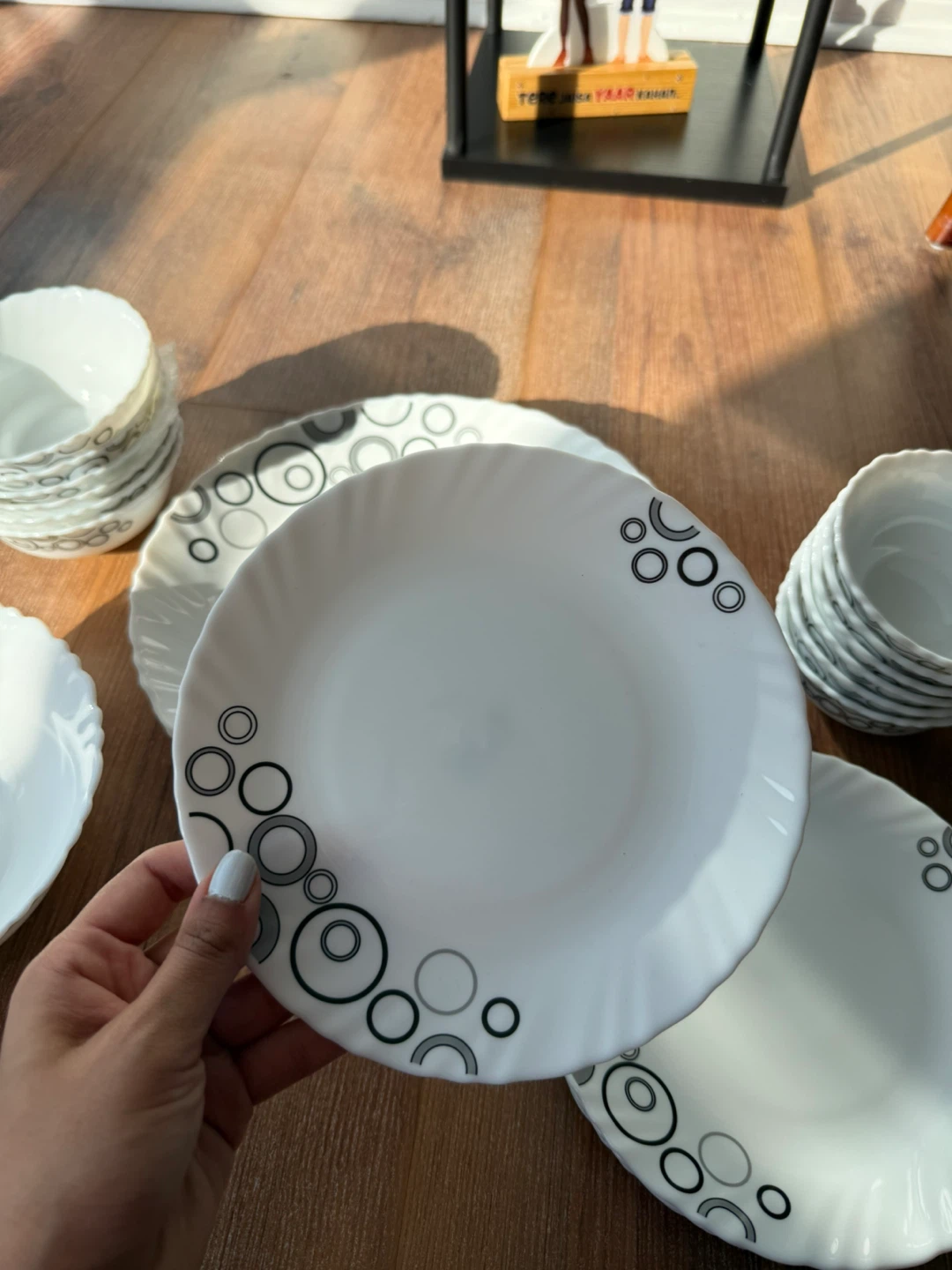 La Opala Dinnerware Set 24pc – Microwave & Dishwasher Safe - photo 5