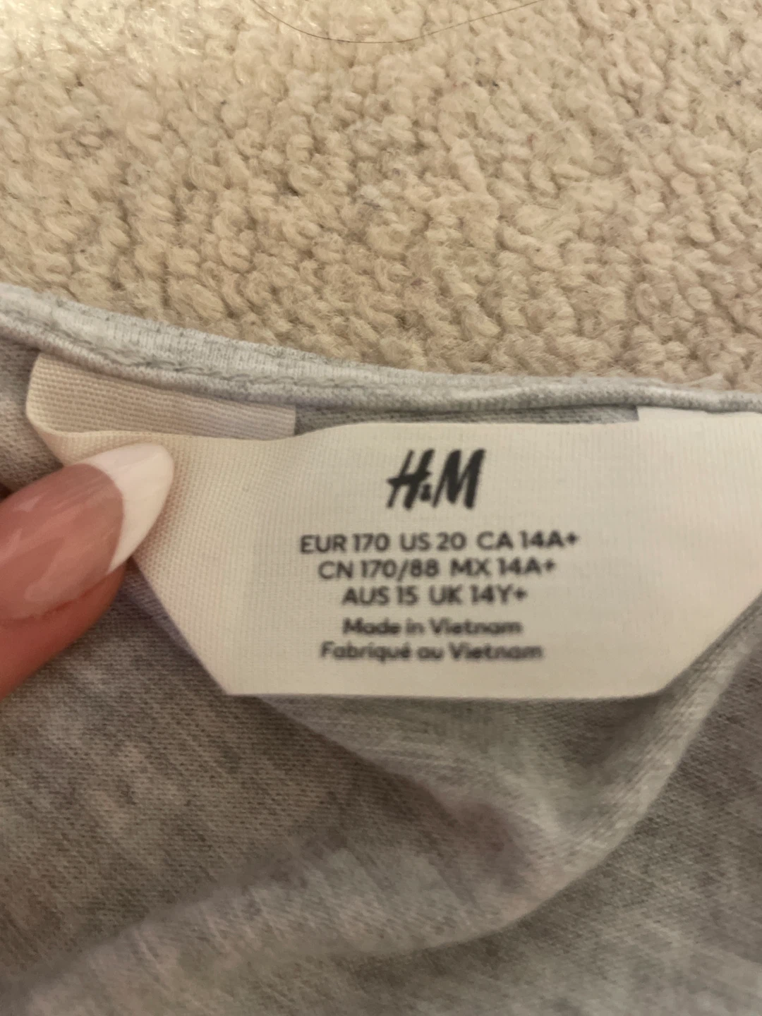 H&M Grey Long Sleeve Top - photo 3