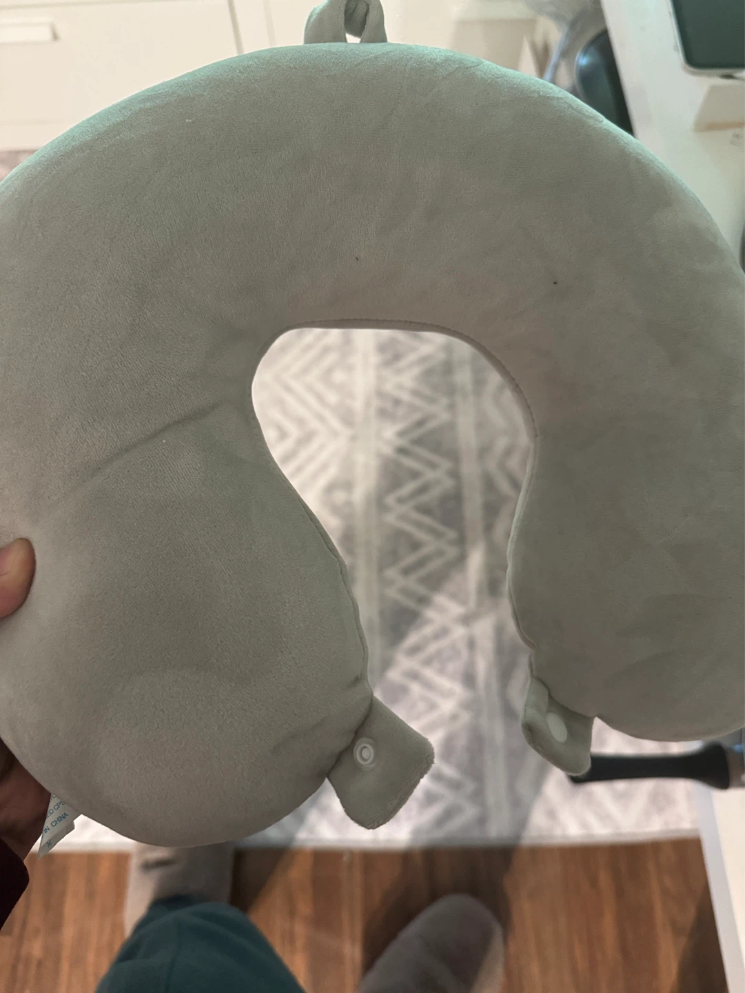 Grey Travel Neck Pillow