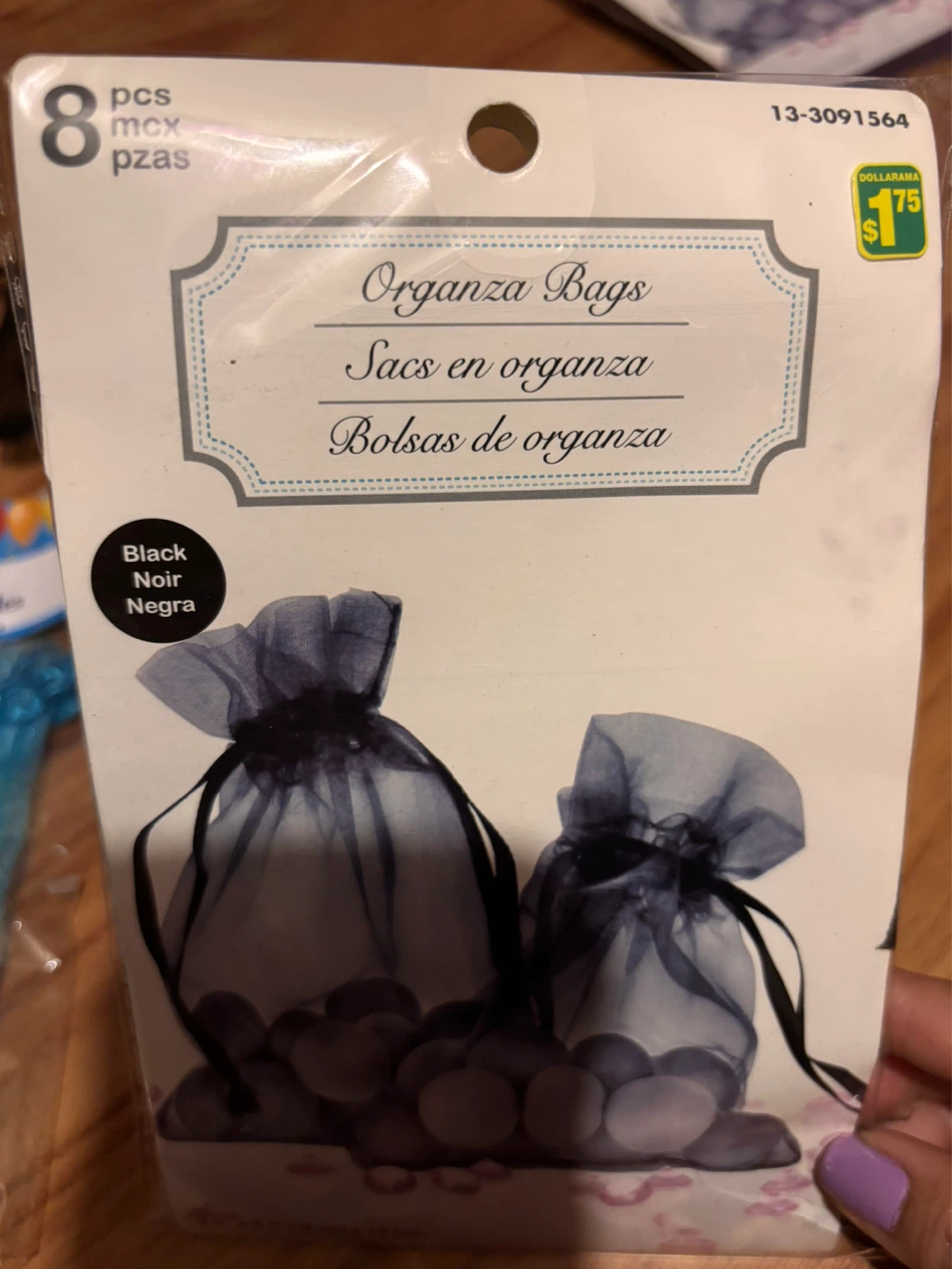 Brand New Organza Bags - Blue & Black - photo 5