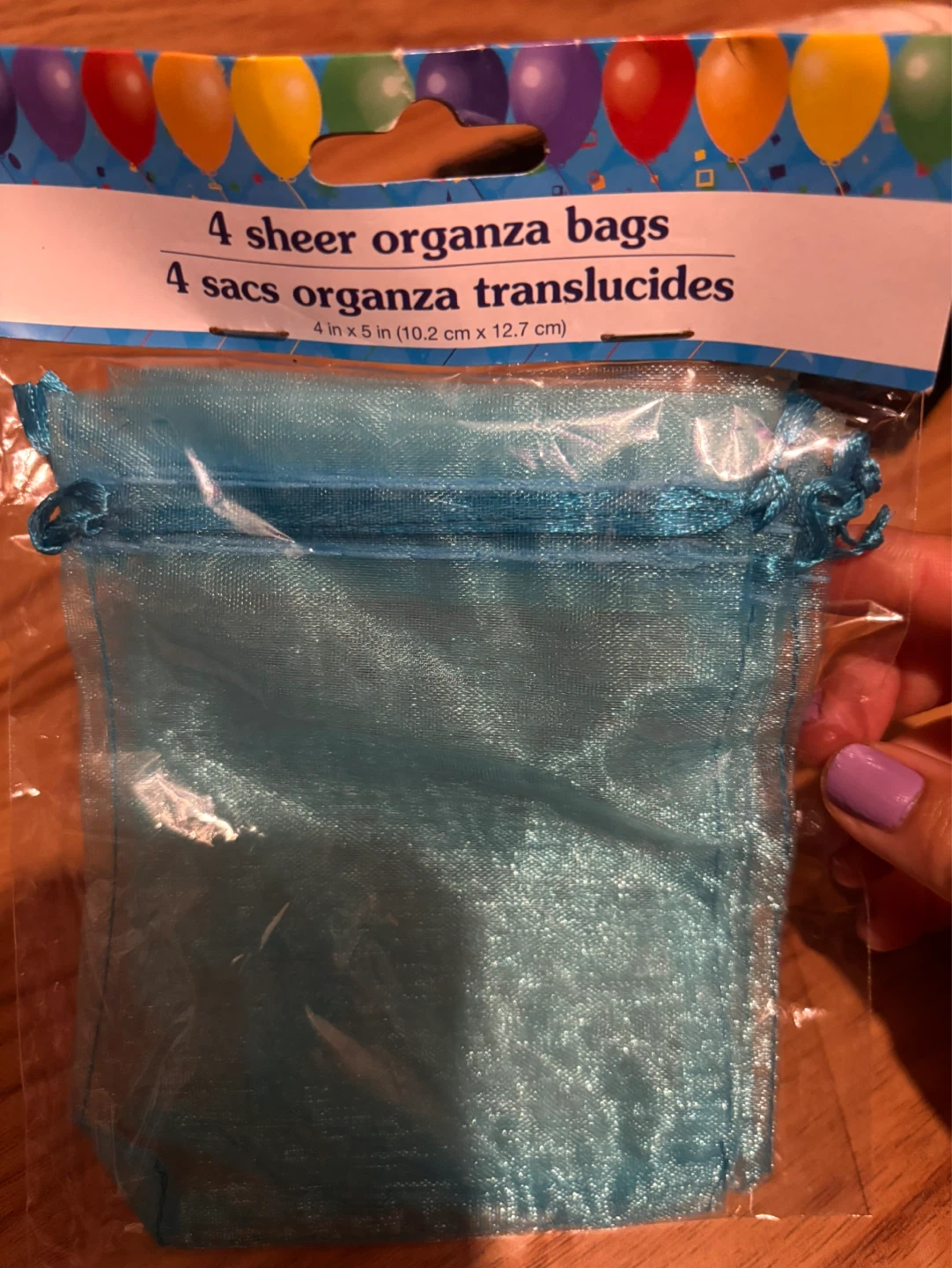 Brand New Organza Bags - Blue & Black - photo 2