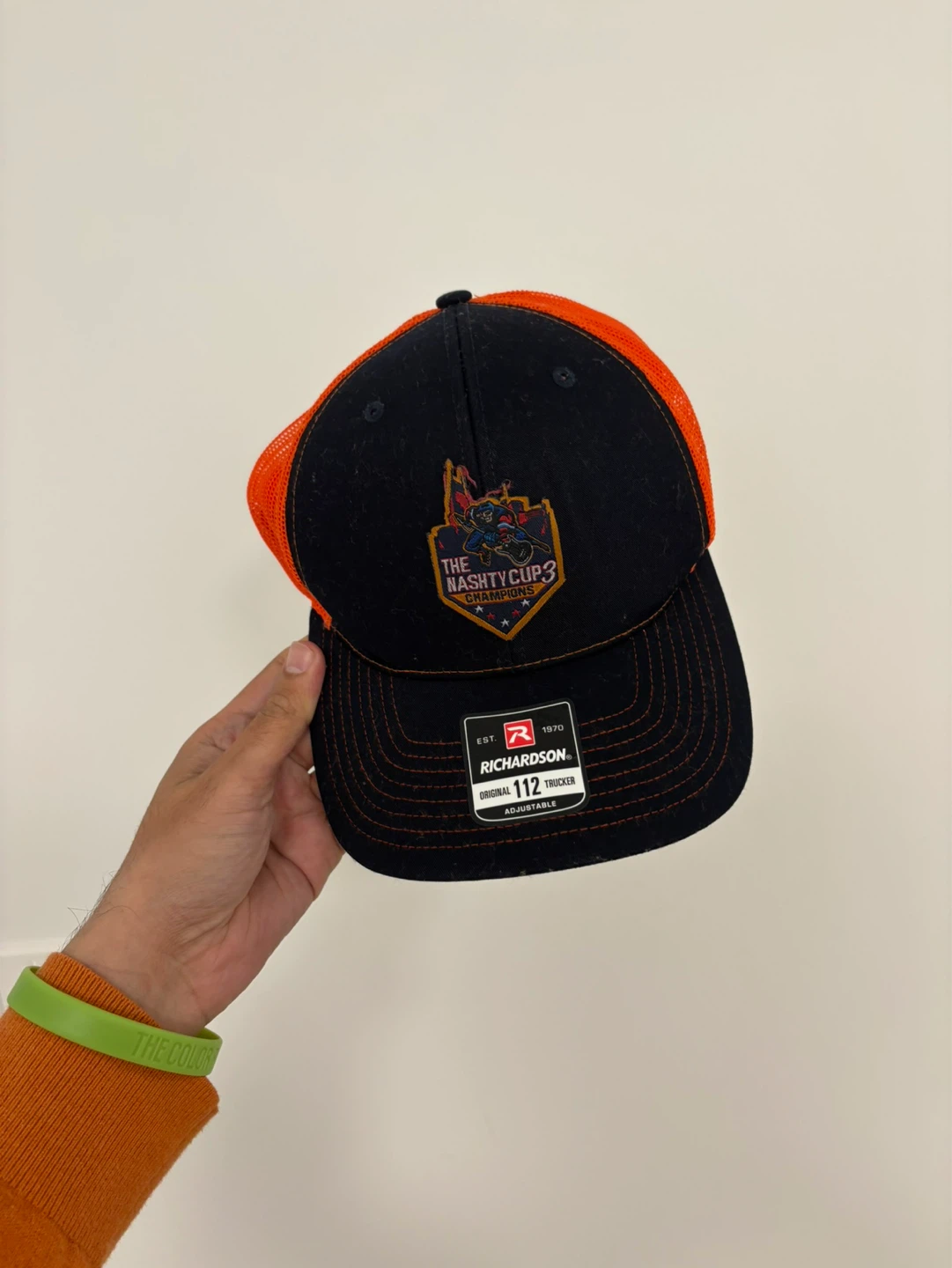 Richardson 112 Trucker Hat - Orange and Black - photo 2