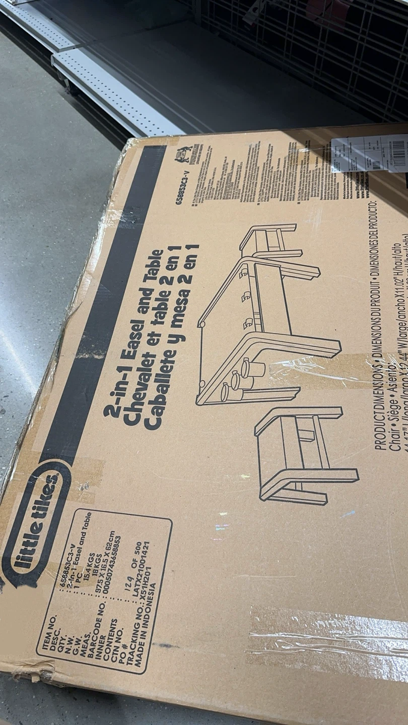 Little Tikes 2-in-1 Easel and Table