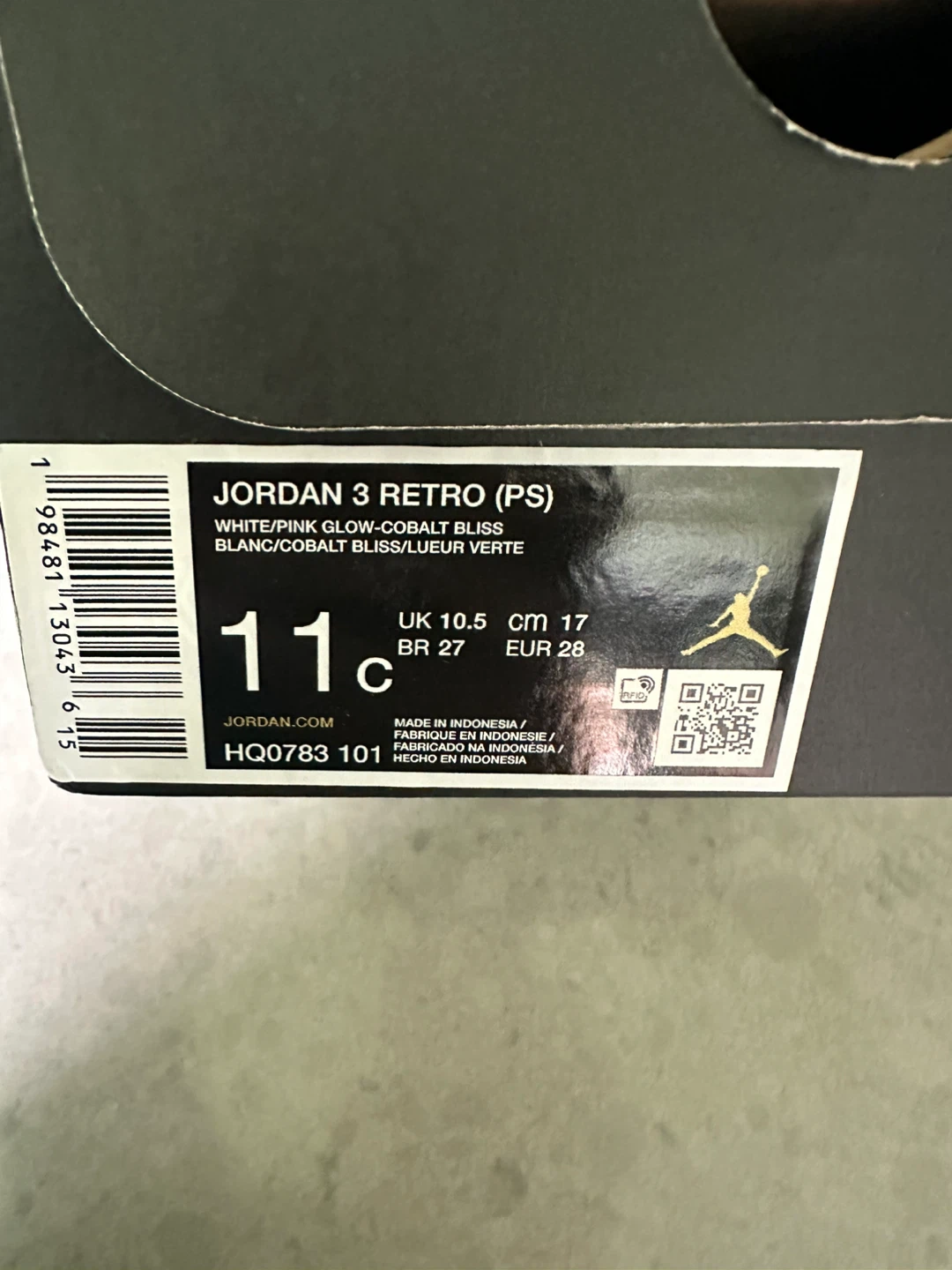 Nike Jordan 3 Retro (PS) Toddler Shoes - photo 4