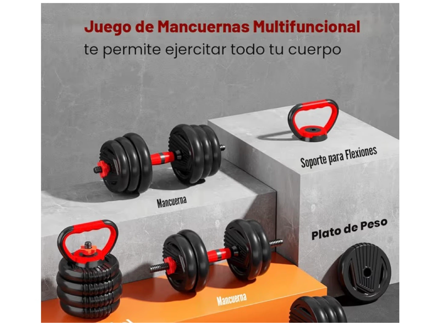 Adjustable Bench + Dumbbells Home Gym Bundle - photo 3