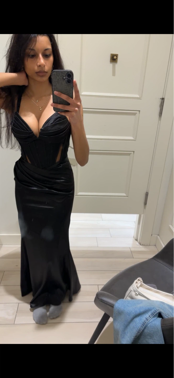 Black Corset Maxi Dress - photo 2