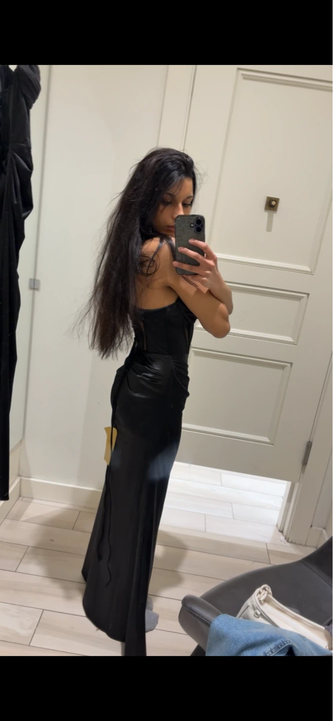 Black Corset Maxi Dress - photo 3