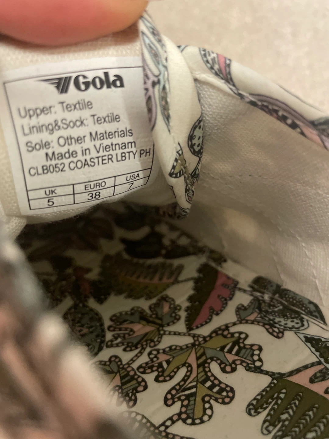 Gola Women's Coaster Sneakers Size 7 - photo 4
