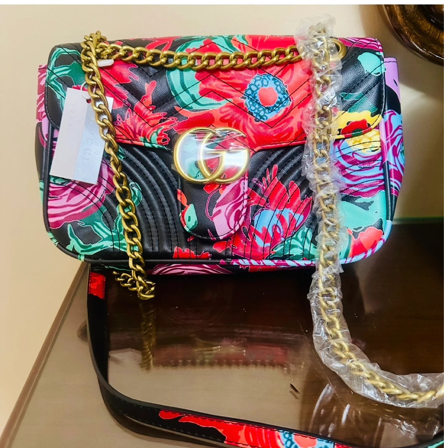 Brand New With Tags Floral Shoulder Bag