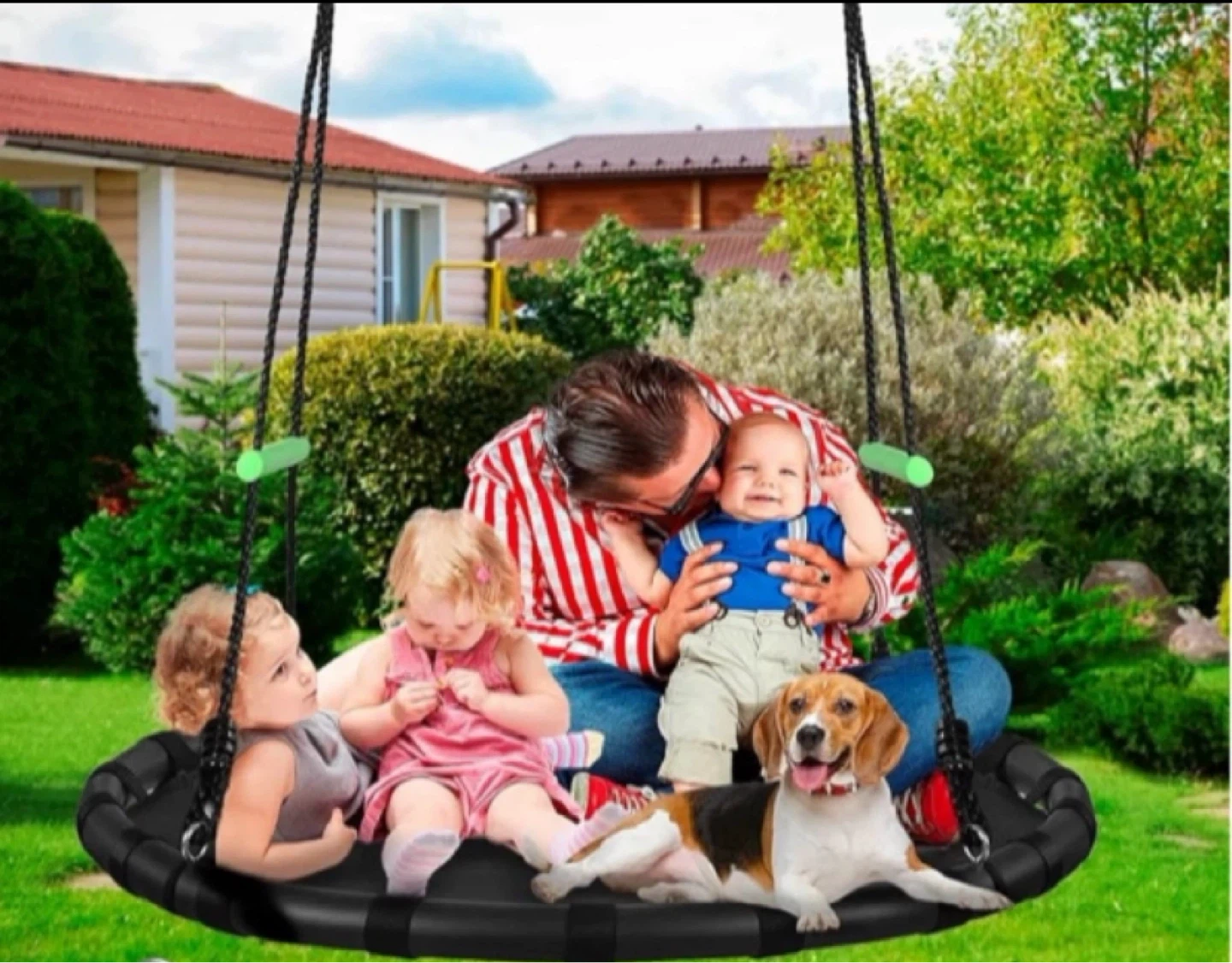 Round Trampoline Jumping Mat Swing - photo 4