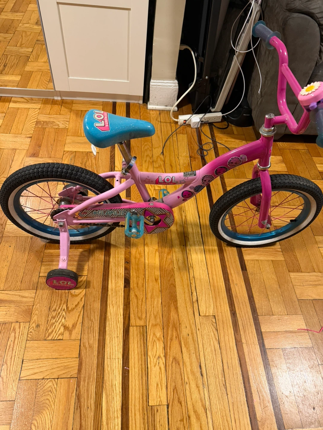 LOL Surprise Kids Bike with Helmet and Pads
