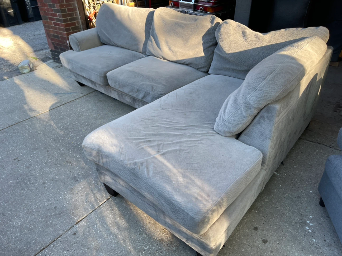 Gray Sectional Sofa