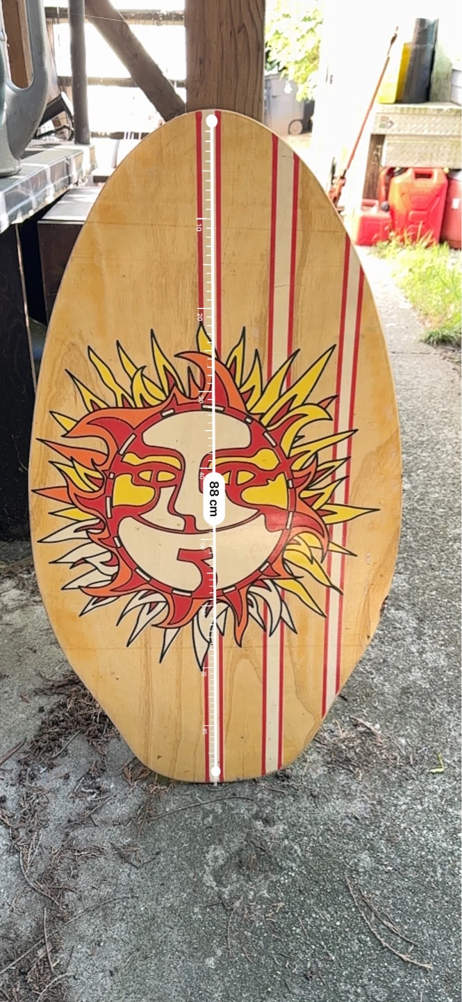 🌞 Vintage Wooden Skimboard 🌞 - photo 2