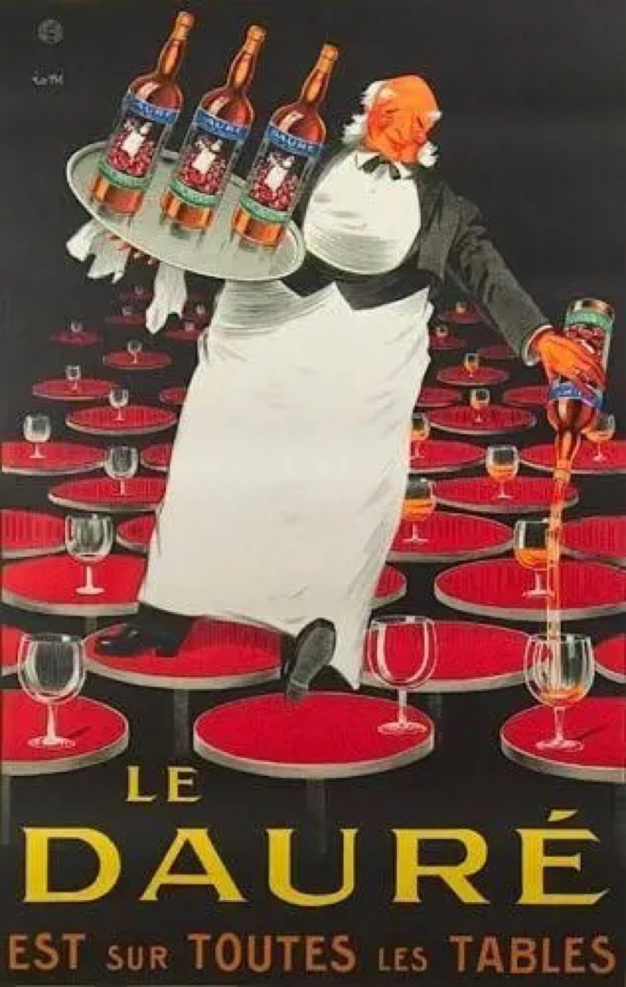 Art Print - Le Dauré Est Sur Toutes Les Tables Canvas Print