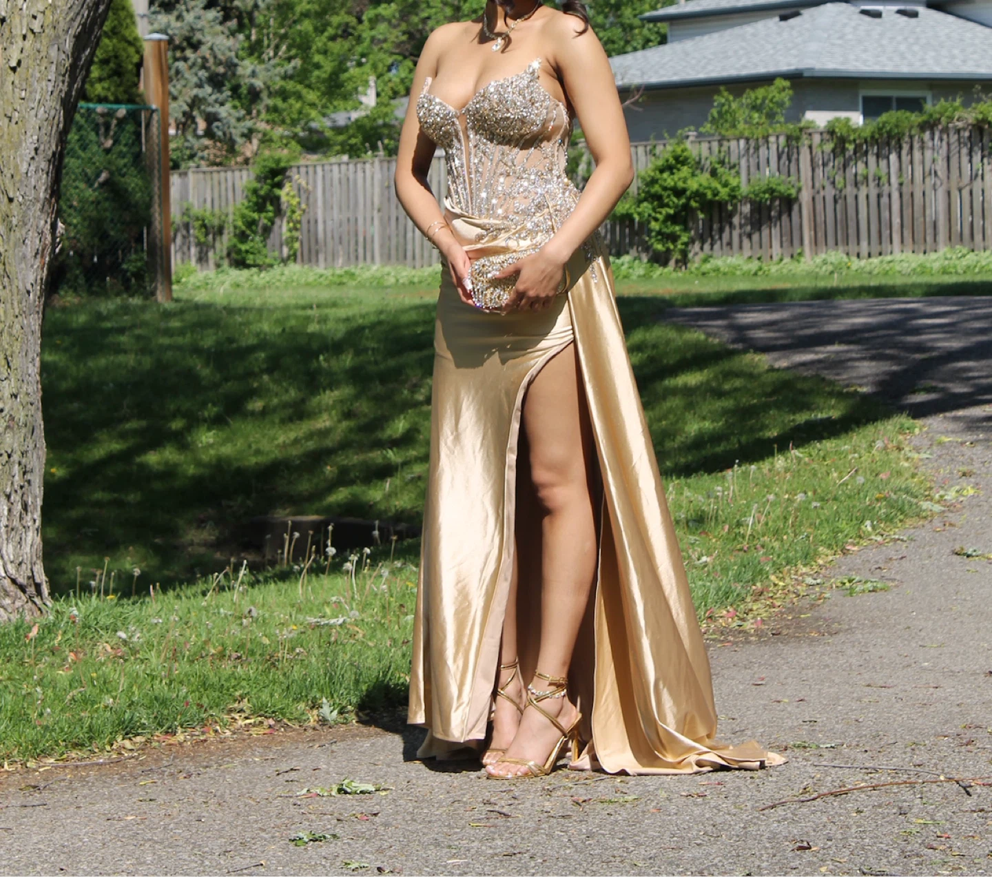 Gold Prom Dress - photo 2