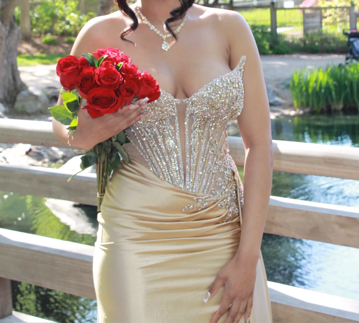 Gold Prom Dress - photo 3